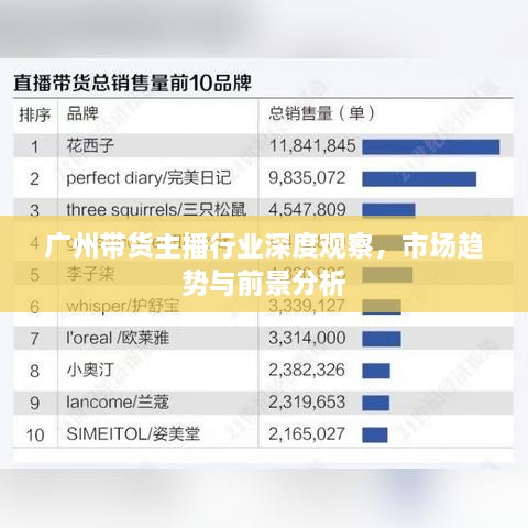 廣州帶貨主播行業(yè)深度觀察，市場(chǎng)趨勢(shì)與前景分析